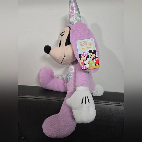 Officially Licensed Disney Minnie Mouse Easter Bunny Large Plush 17",  New - Picture 6 of 8